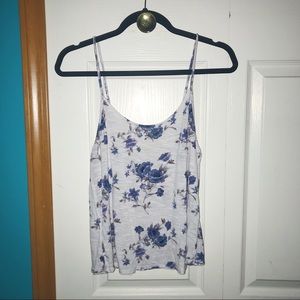 Forever21 Blue Rose tank top